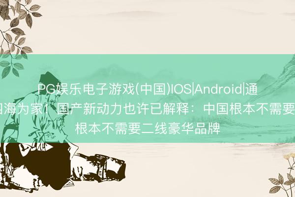 PG娱乐电子游戏(中国)IOS|Android|通用APP下载 四海为家！国产新动力也许已解释：中国根本不需要二线豪华品牌