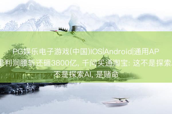 PG娱乐电子游戏(中国)IOS|Android|通用APP下载 阿里利润腰斩还砸3800亿， 千问买通淘宝: 这不是探索AI， 是赌命
