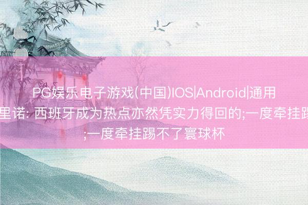 PG娱乐电子游戏(中国)IOS|Android|通用APP下载 梅里诺: 西班牙成为热点亦然凭实力得回的;一度牵挂踢不了寰球杯
