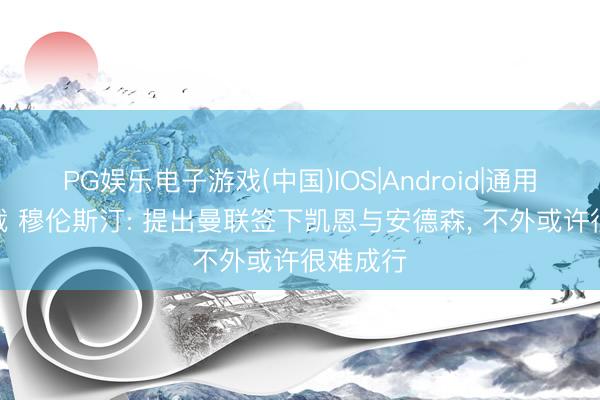 PG娱乐电子游戏(中国)IOS|Android|通用APP下载 穆伦斯汀: 提出曼联签下凯恩与安德森， 不外或许很难成行