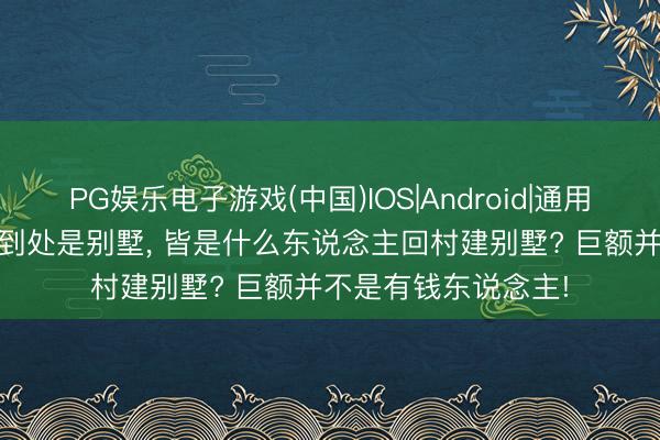 PG娱乐电子游戏(中国)IOS|Android|通用APP下载 如今农村到处是别墅, 皆是什么东说念主回村建别墅? 巨额并不是有钱东说念主!